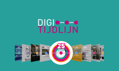 DigiTijdlijn: een weergave van de tijdlijn met de digitale ontwikkelingen van de afgelopen 25 jaar.
